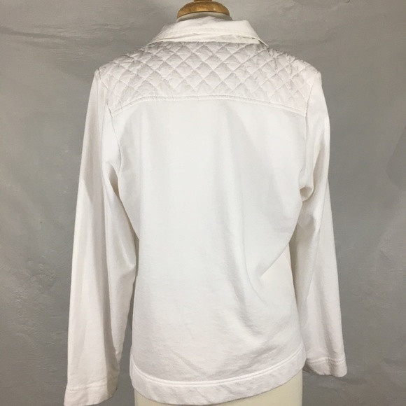 3/$30 NWOT White Croft and Barrow Quilted Jacket - Picture 2 of 6